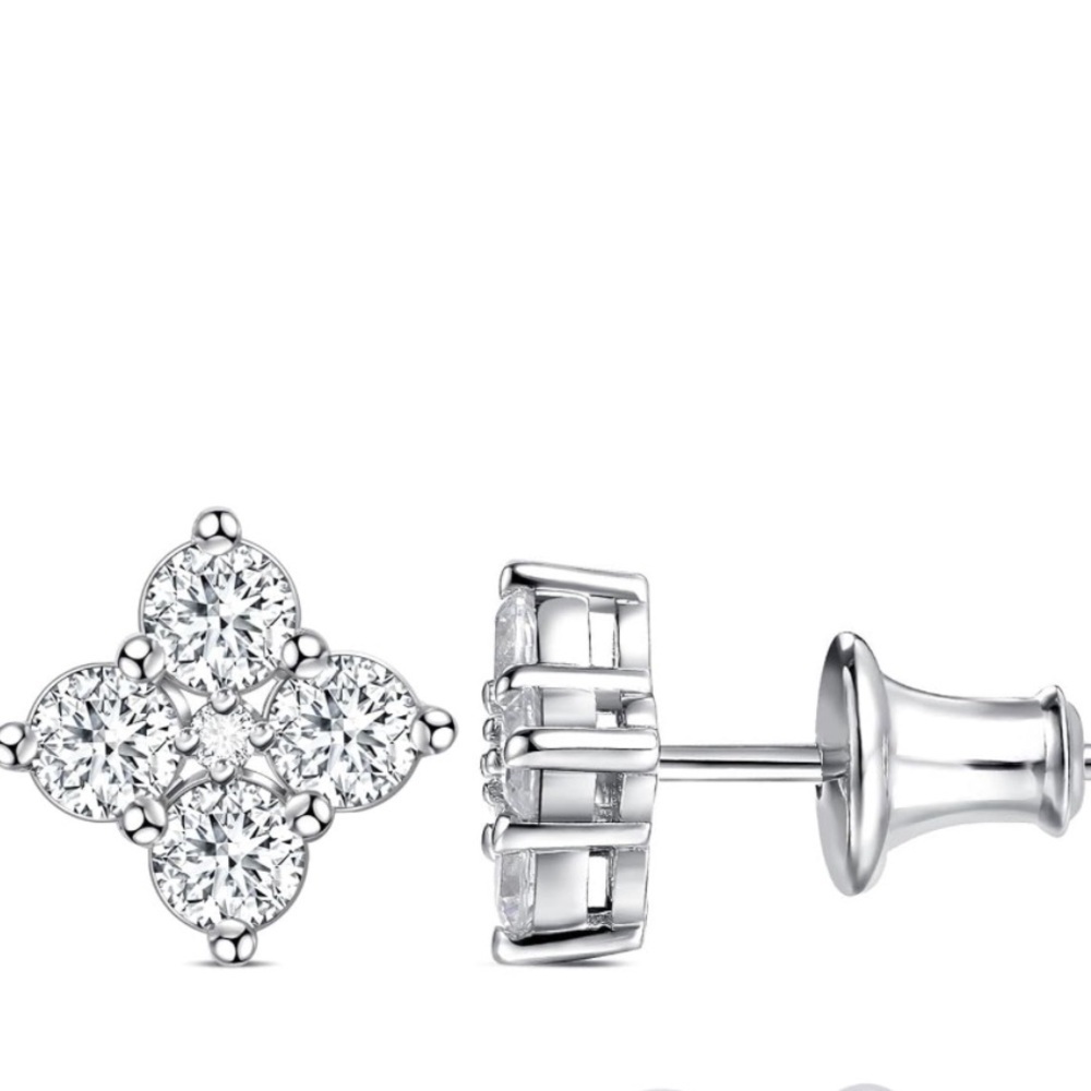 Elegant 14k Diamond Earrings